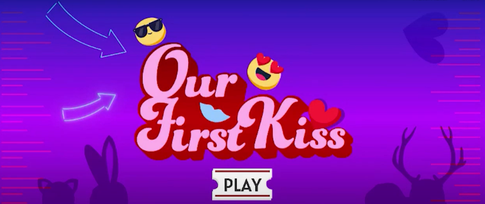 Our First Kiss Project Logo Art.